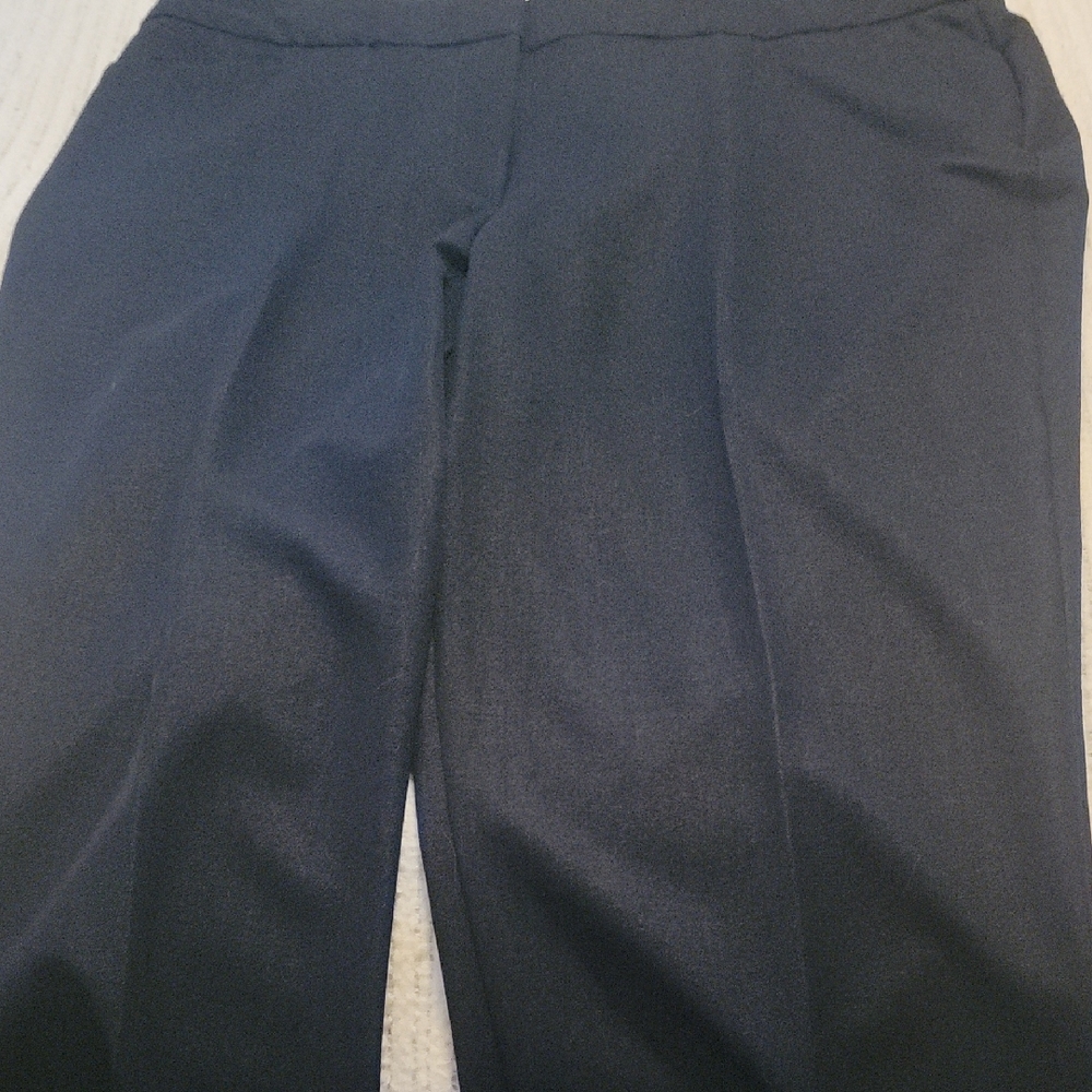 Investments Black Trousers Structured Formal Wear